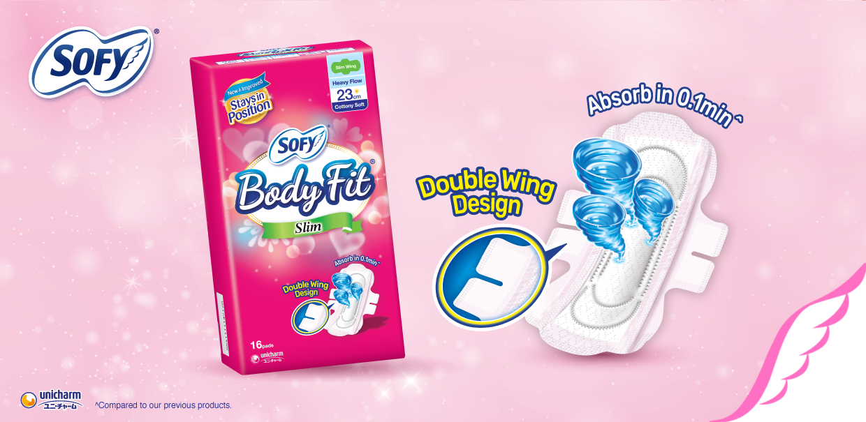 SOFY Body Fit Day Sanitary Pads