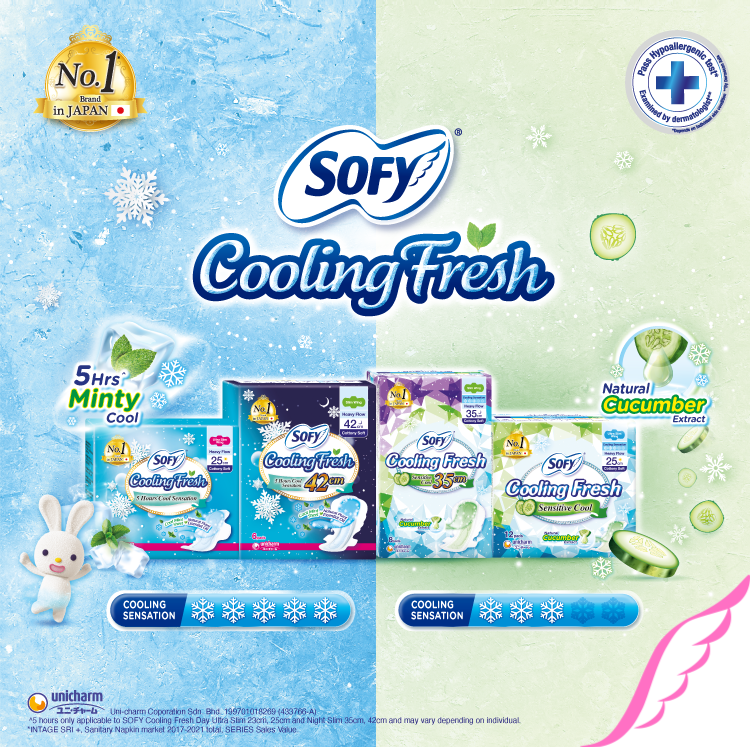 SOFY Cooling Fresh Sanitary Pads