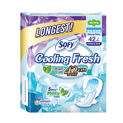 SOFY Cooling Fresh Night 42cm (Mint)